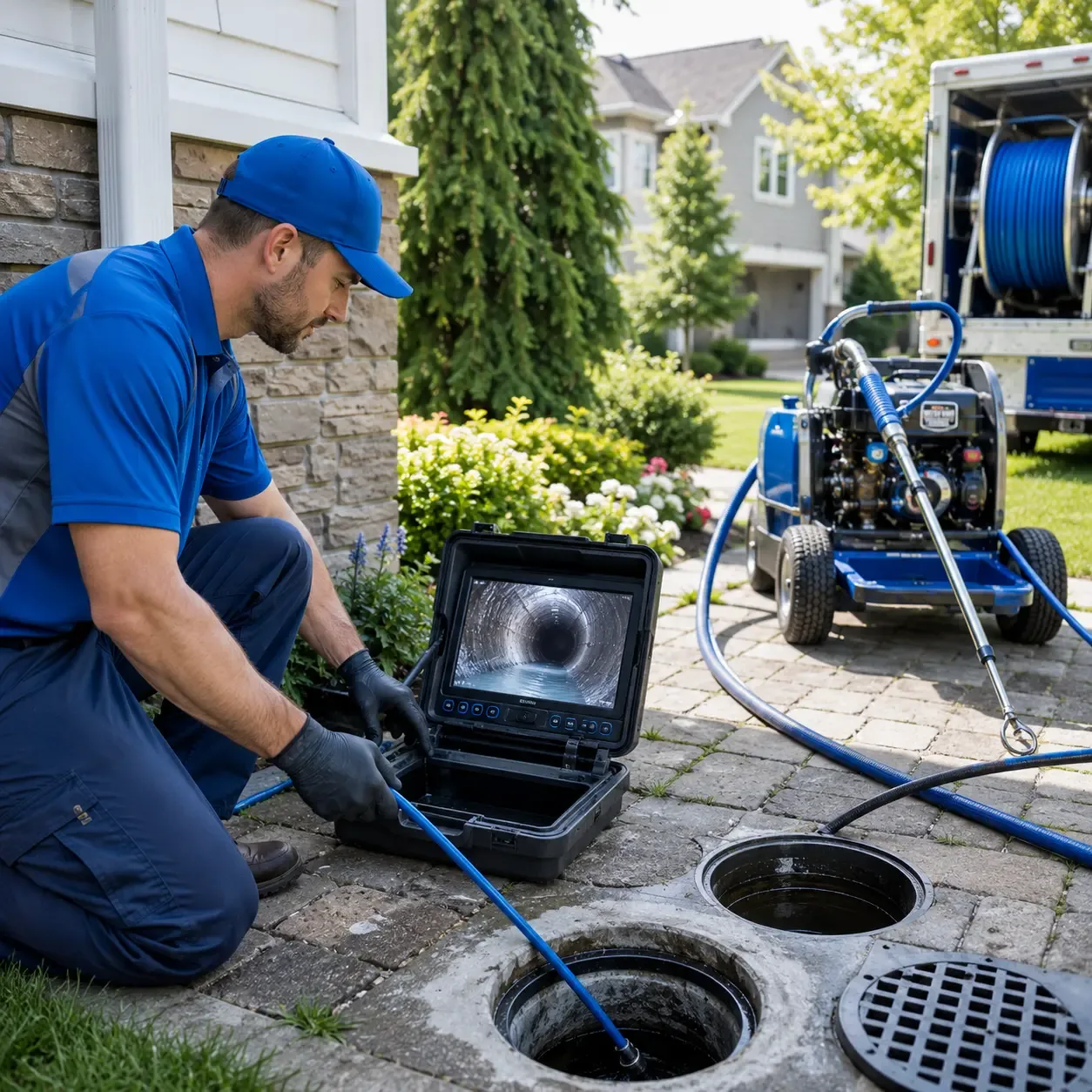 Outdoor drain cleaning professionals serving Bluffton, IN