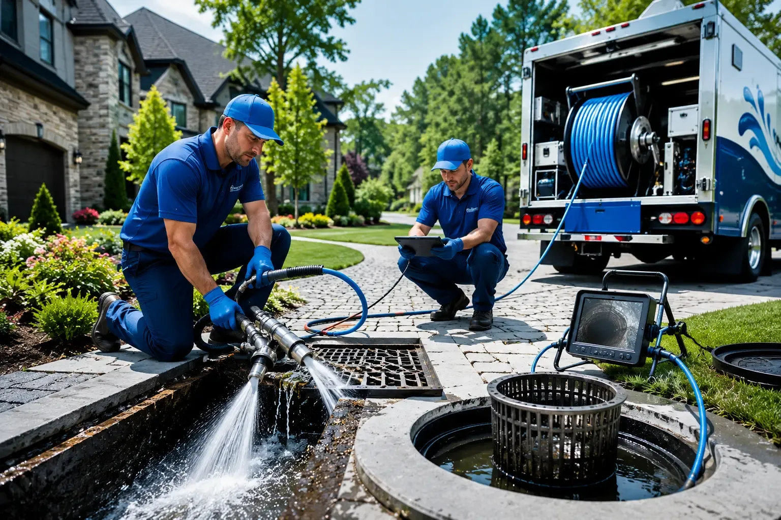 Local outdoor drain cleaning professionals in Bluffton, IN